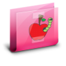 Folder Apple Pink Icon 96x96 png